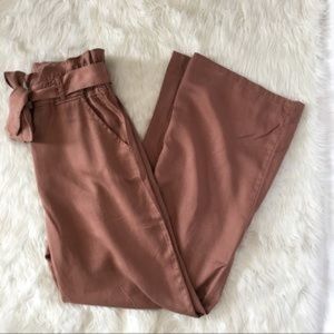Thread & Supply Paper Bag Wide Leg Pants